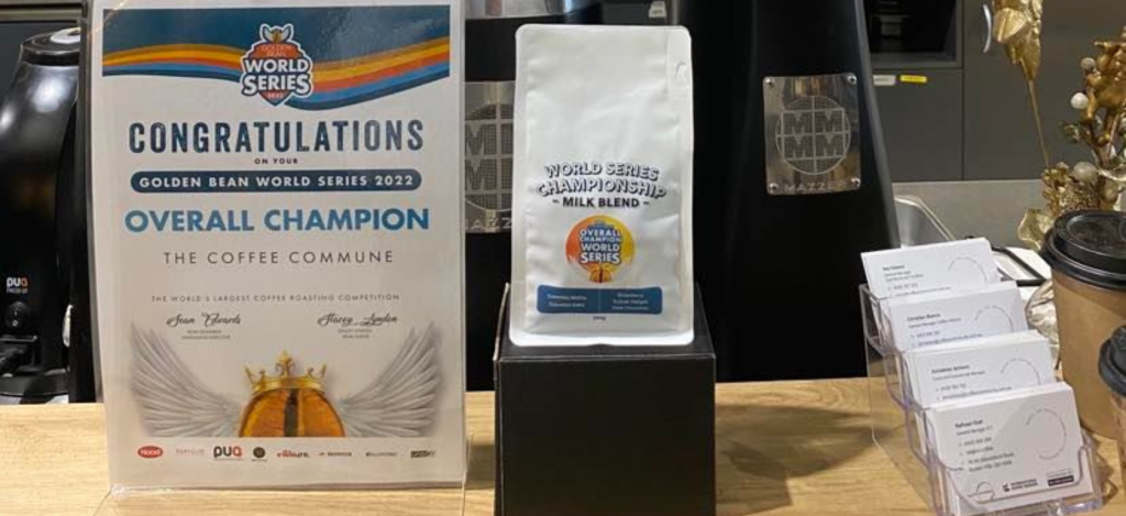 Winner of the World’s best milk-based coffee and roaster at 2022 Golden Bean World Series