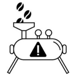 coffee alliance roasting machine icon